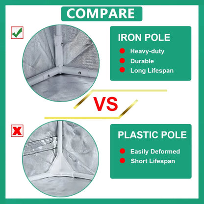 BEYLSION 600D Grow Room Box Grow Tent Grow Tents Mental Pole for Growing Home Greenhouse Tent Growing Mini Greenhouse Seedlings